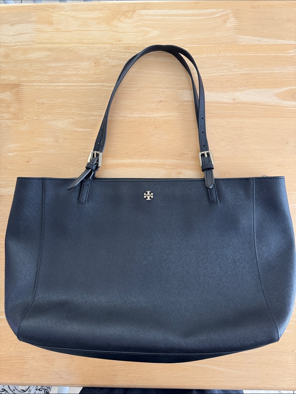 Black Tory Burch Emerson Tote